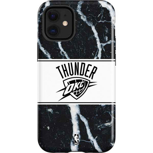 NBA Oklahoma City Thunder Marble iPhone 12 Mini Impact Case