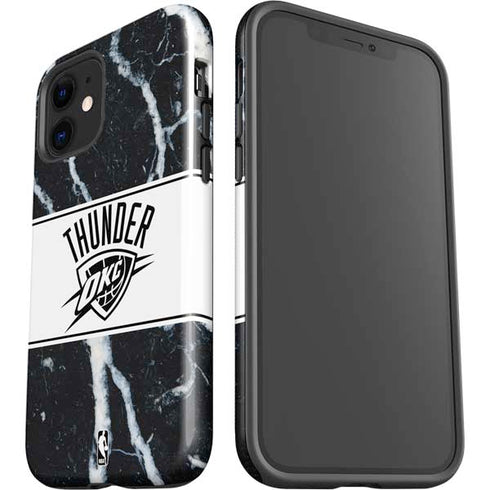 NBA Oklahoma City Thunder Marble iPhone 12 Mini Impact Case