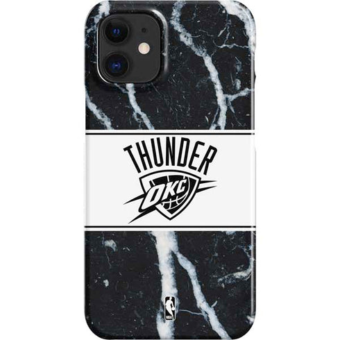 NBA Oklahoma City Thunder Marble iPhone 12 Mini Lite Case
