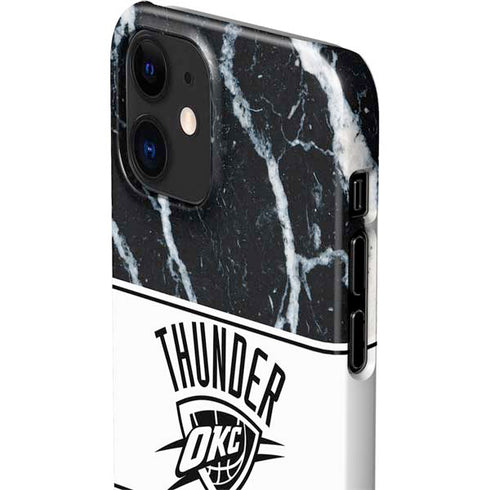 NBA Oklahoma City Thunder Marble iPhone 12 Mini Lite Case