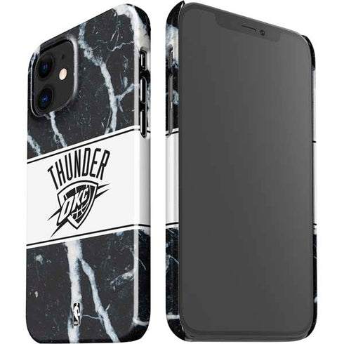 NBA Oklahoma City Thunder Marble iPhone 12 Mini Lite Case