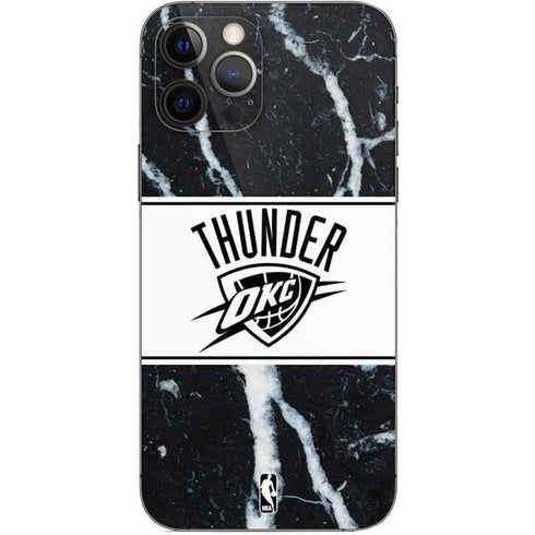 NBA Oklahoma City Thunder Marble iPhone 12 Pro Skin