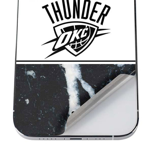 NBA Oklahoma City Thunder Marble iPhone 12 Pro Skin
