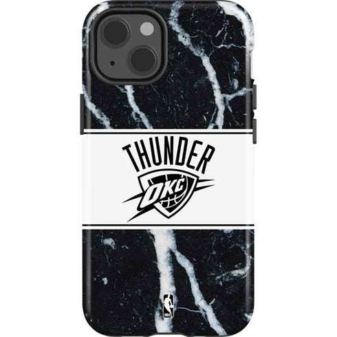NBA Oklahoma City Thunder Marble iPhone 13 Impact Case