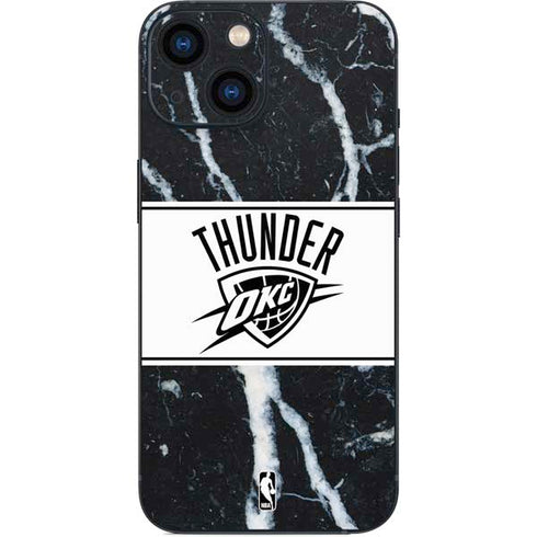NBA Oklahoma City Thunder Marble iPhone 13 Mini Skin