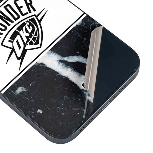 NBA Oklahoma City Thunder Marble iPhone 13 Mini Skin