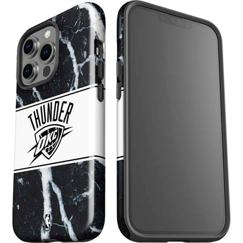NBA Oklahoma City Thunder Marble iPhone 13 Pro Impact Case