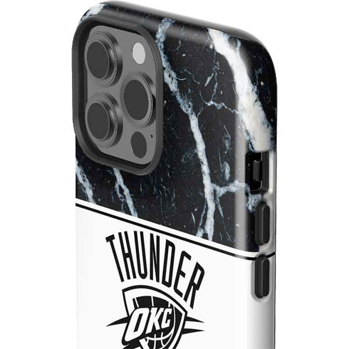 NBA Oklahoma City Thunder Marble iPhone 13 Pro Max Impact Case