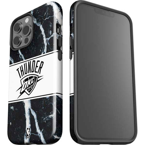 NBA Oklahoma City Thunder Marble iPhone 13 Pro Max Impact Case