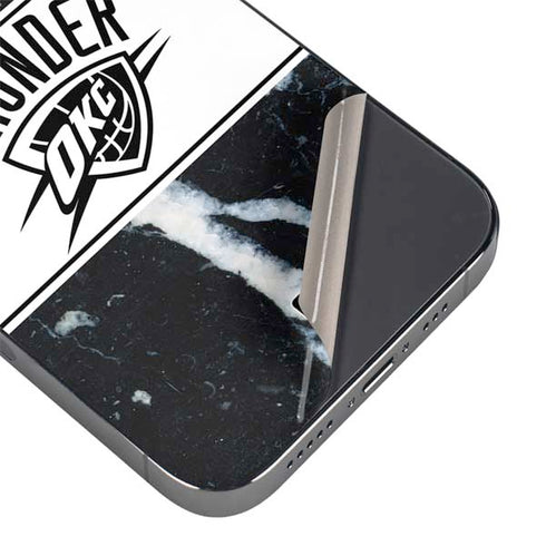 NBA Oklahoma City Thunder Marble iPhone 13 Pro Skin