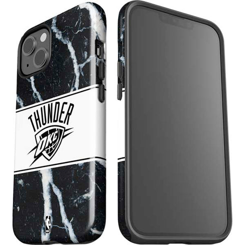 NBA Oklahoma City Thunder Marble iPhone 14 Impact Case