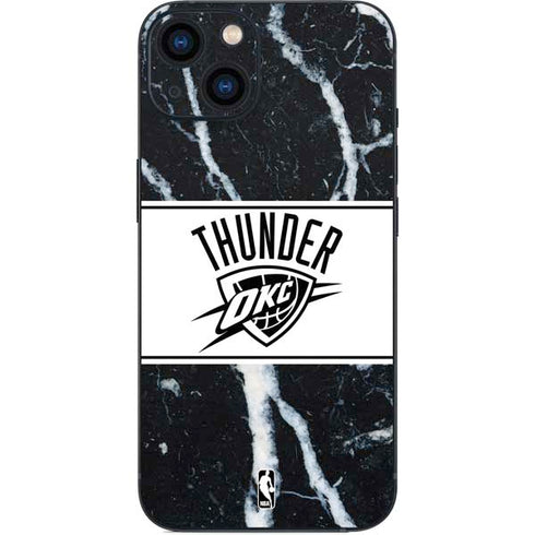 NBA Oklahoma City Thunder Marble iPhone 14 Plus Skin