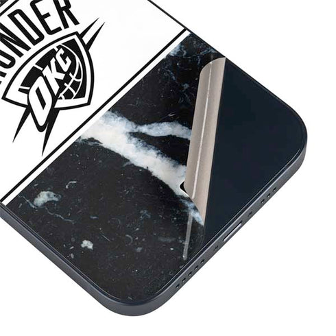 NBA Oklahoma City Thunder Marble iPhone 14 Plus Skin