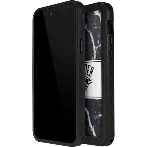 NBA Oklahoma City Thunder Marble iPhone 14 Pro Max Waterproof Case