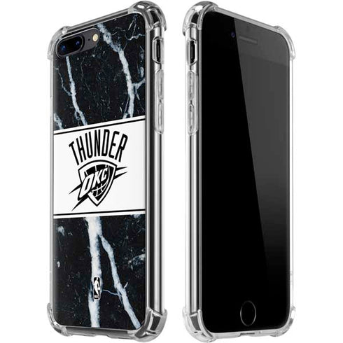 NBA Oklahoma City Thunder Marble iPhone 7/8 Plus Clear Case