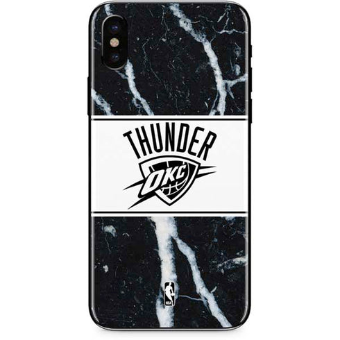 NBA Oklahoma City Thunder Marble iPhone X Skin