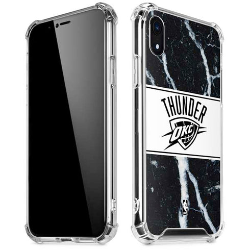 NBA Oklahoma City Thunder Marble iPhone XR Clear Case