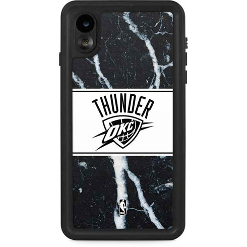 NBA Oklahoma City Thunder Marble iPhone XR Waterproof Case