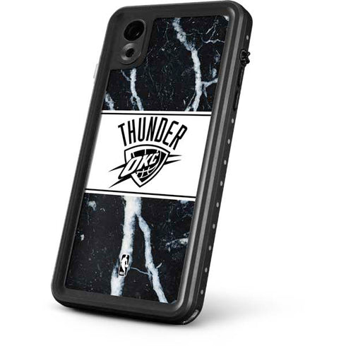 NBA Oklahoma City Thunder Marble iPhone XR Waterproof Case