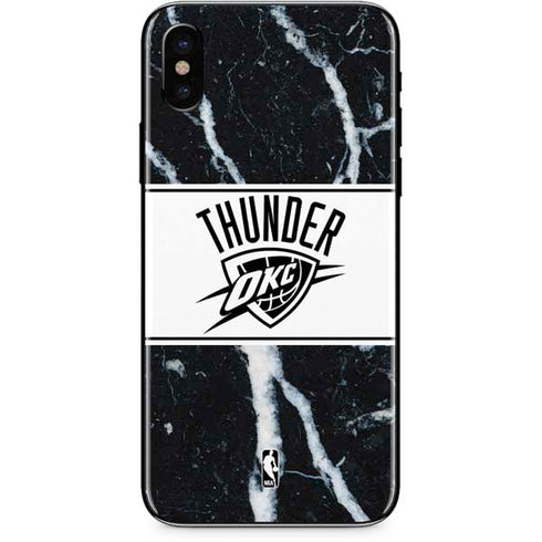 NBA Oklahoma City Thunder Marble iPhone XS Max Skin