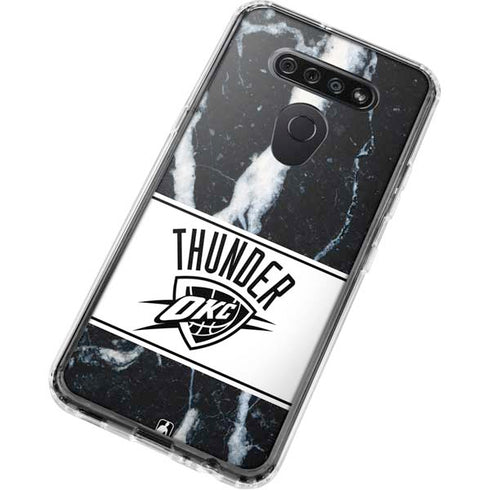 NBA Oklahoma City Thunder Marble LG K51/Q51 Clear Case