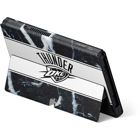 NBA Oklahoma City Thunder Marble Nintendo Switch OLED (2021) Skin