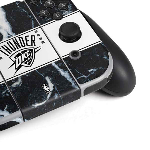 NBA Oklahoma City Thunder Marble Nintendo Switch OLED (2021) Skin