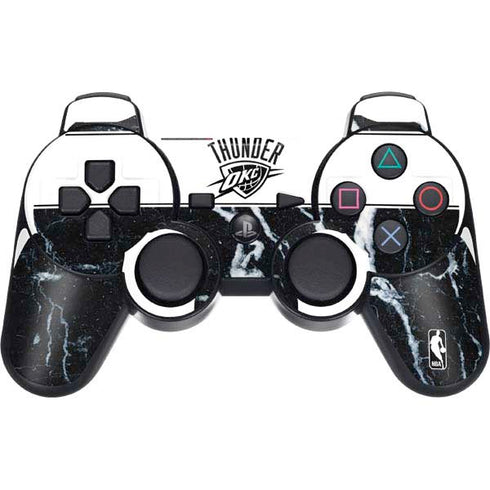 NBA Oklahoma City Thunder Marble PS3 Dual Shock wireless controller Skin