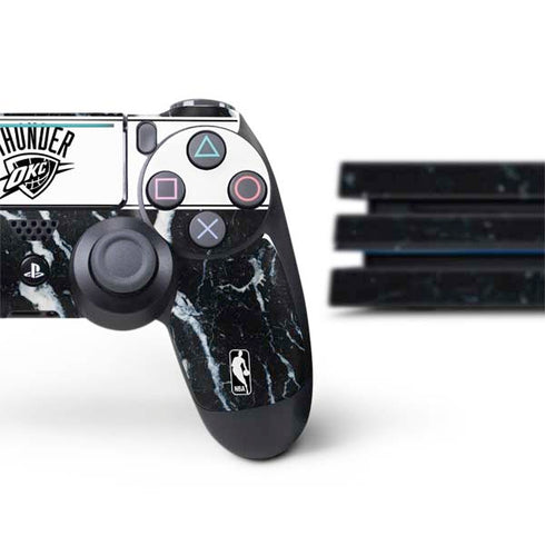 NBA Oklahoma City Thunder Marble PS4 Pro Bundle Skin