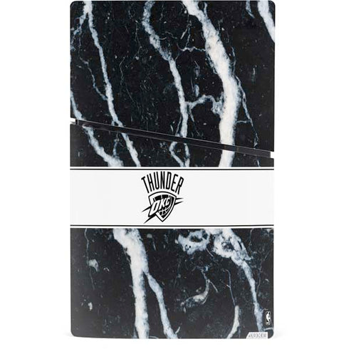 NBA Oklahoma City Thunder Marble PS5 Slim Digital Edition Bundle Skin