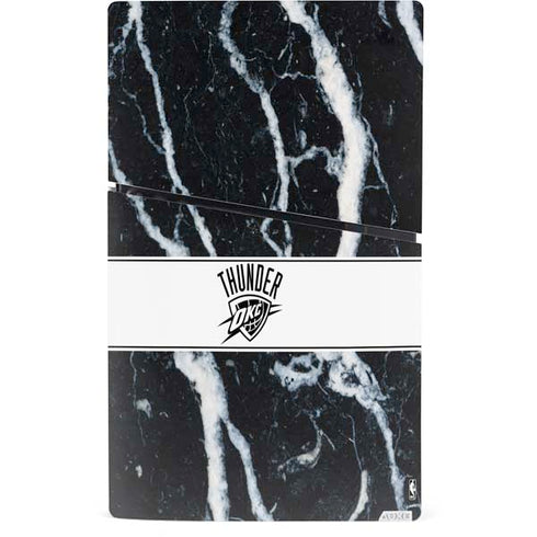NBA Oklahoma City Thunder Marble PS5 Slim Digital Edition Console Skin