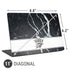 NBA Oklahoma City Thunder Marble Universal Laptop 11in (8.8 x 6.2in) Skin