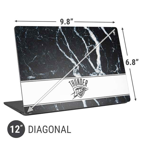 NBA Oklahoma City Thunder Marble Universal Laptop 12in (9.8 x 6.8in) Skin