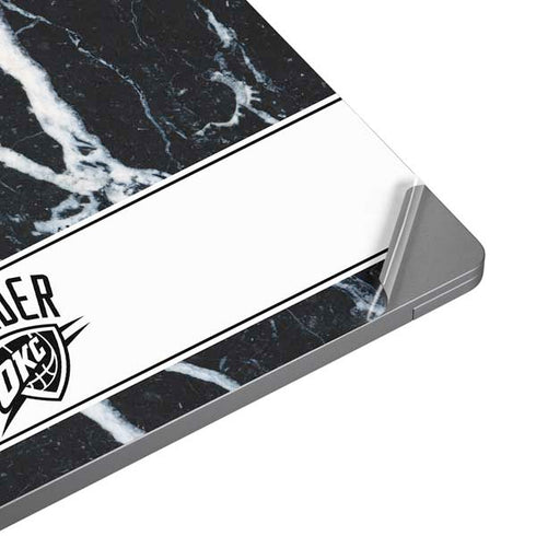 NBA Oklahoma City Thunder Marble Universal Laptop 16in (13 x 9.4in) Skin