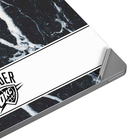 NBA Oklahoma City Thunder Marble Universal Laptop 18in (14.6 x 10.6in) Skin