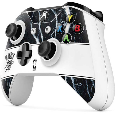 NBA Oklahoma City Thunder Marble Xbox One S Controller Skin