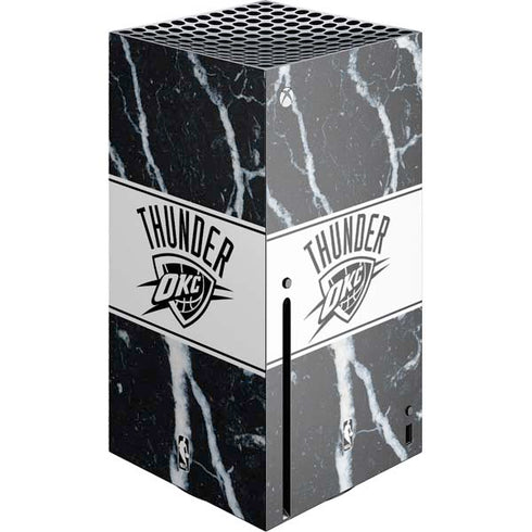 NBA Oklahoma City Thunder Marble Xbox Series X Console Skin