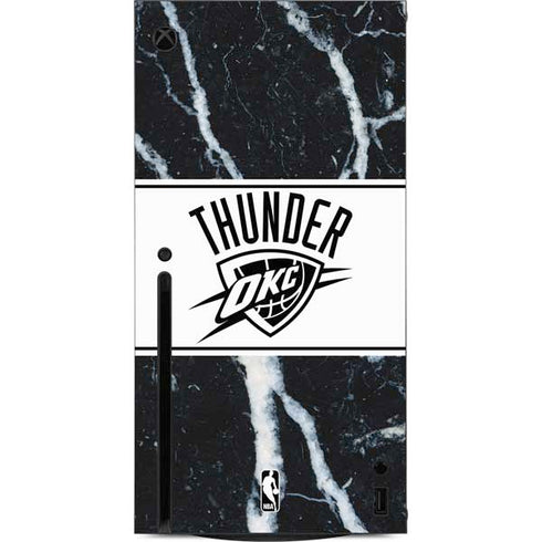 NBA Oklahoma City Thunder Marble Xbox Series X Console Skin