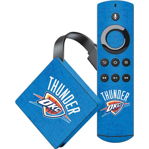 NBA Oklahoma City Thunder Primary Logo Amazon Fire TV Skin
