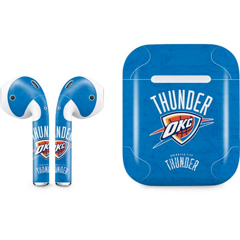 NBA Oklahoma City Thunder Primary Logo Apple AirPods Skin