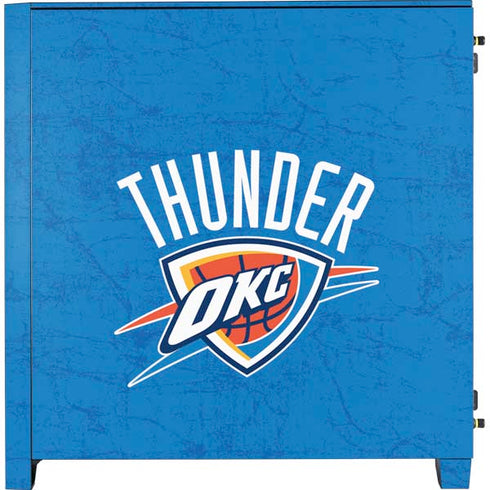 NBA Oklahoma City Thunder Primary Logo Corsair 4000D Tempered Glass Mid-Tower ATX Case Skin