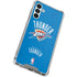 NBA Oklahoma City Thunder Primary Logo Galaxy A13 5G Clear Case