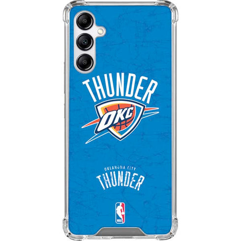 NBA Oklahoma City Thunder Primary Logo Galaxy A15 5G Clear Case