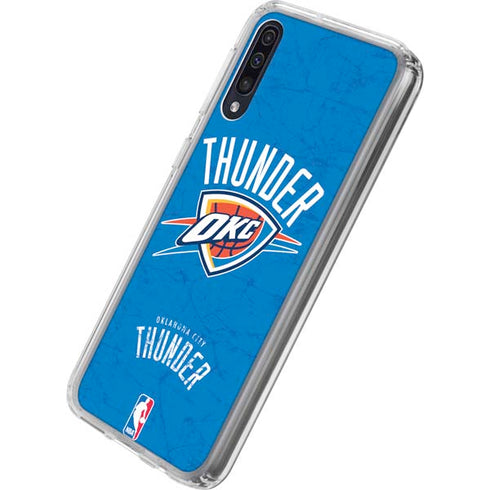 NBA Oklahoma City Thunder Primary Logo Galaxy A50 Clear Case