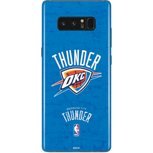 NBA Oklahoma City Thunder Primary Logo Galaxy Note 8 Skin