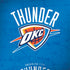 NBA Oklahoma City Thunder Primary Logo Galaxy Note 8 Skin
