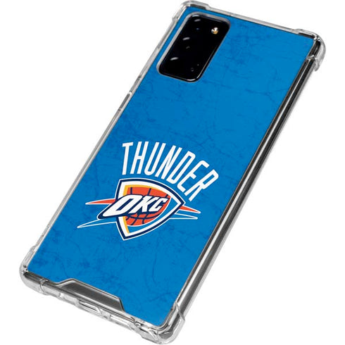 NBA Oklahoma City Thunder Primary Logo Galaxy Note20 5G Clear Case