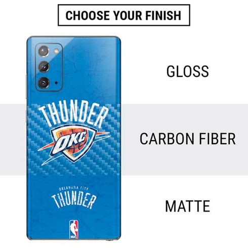 NBA Oklahoma City Thunder Primary Logo Galaxy Note20 5G Skin