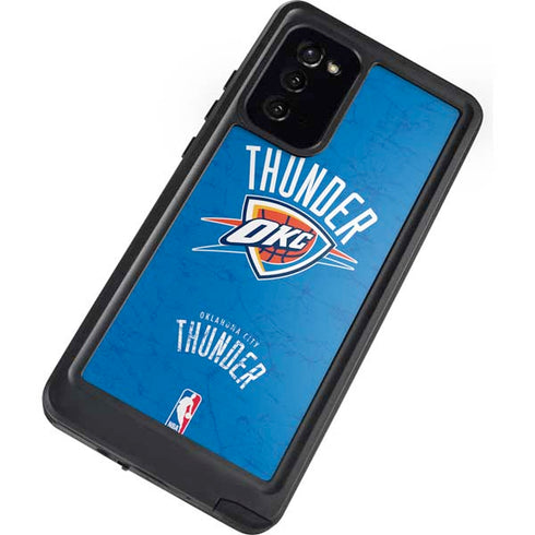 NBA Oklahoma City Thunder Primary Logo Galaxy Note20 5G Waterproof Case
