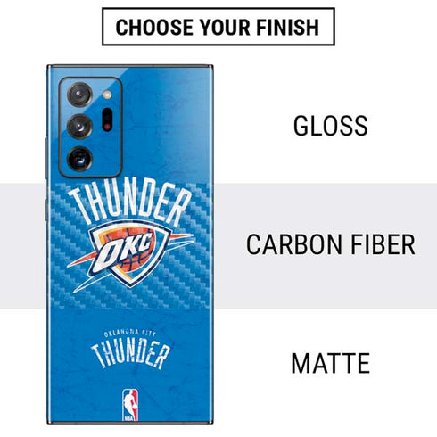 NBA Oklahoma City Thunder Primary Logo Galaxy Note20 Ultra 5G Skin